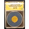 Image 2 : OTTOMAN EMPIRE: Selim II, 1566-1574, AV sultani, Kostantiniye, AH974, ANACS AU50