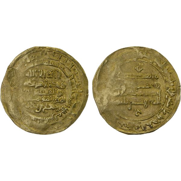ZIYARID: Mardawij, 927-935, AV dinar (2.71g) (Mah al-Basra), AH322, XF