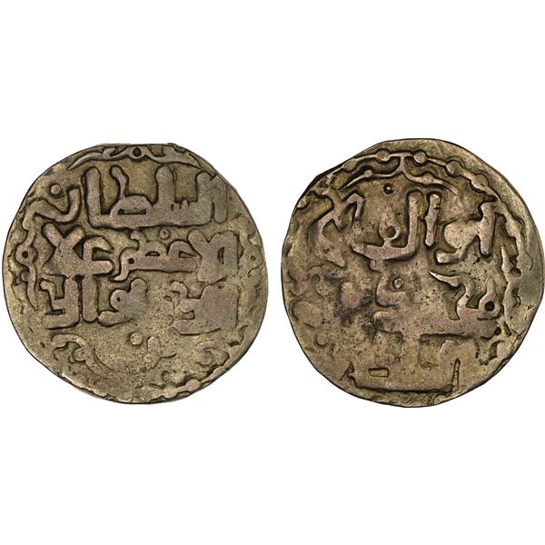KHWARIZMSHAH: Muhammad, 1200-1220, pale AV dinar (4.04g), NM, ND, F-VF
