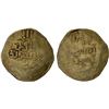 Image 1 : GREAT MONGOLS: Anonymous, ca. 1230-1240s, somewhat debased AV dinar (5.67g), Bukhara, ND, VF