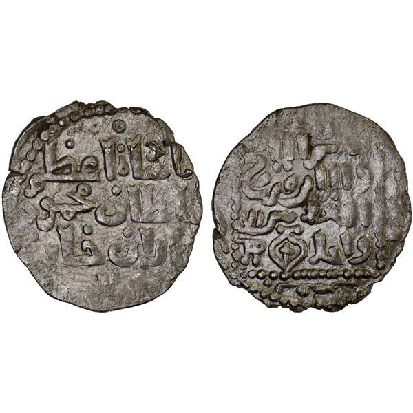 ILKHAN: Ghazan Mahmud, 1295-1304, AR dirham (1.58g), Tiflis (Tbilisi in Georgia), AH(6)96, XF
