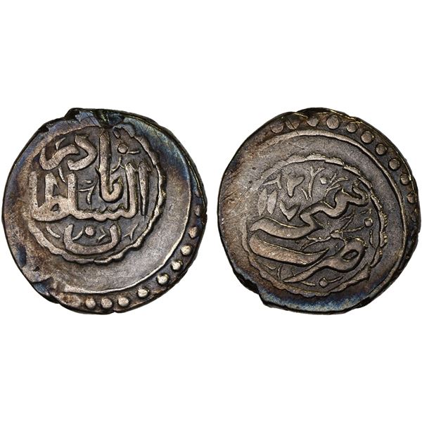 GANJA: Shah Verdi Khan, 1747-1760, AR abbasi (4.52g), Ganja, AH1172, VF