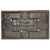 Image 1 : KHWAREZM: People's Soviet Republic, AE 500 rouble printing plate (334.33g), ND (1923), VF