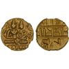 Image 1 : VIJAYANAGAR: Hari Hara II, 1377-1404, AV 1/2 pagoda (1.70g), NGC MS64