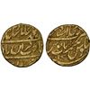 Image 1 : MUGHAL: Muhammad Shah, 1719-1748, AV mohur (10.52g), Shahjahanabad (Delhi), year 1x, VG