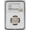 Image 2 : ASSAM: Rajesvara Simha, 1751-1769, AR octagonal rupee, SE1677 (1755), NGC MS64