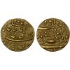 Image 1 : AWADH: Brijis Qadr, 1857-1858, AV ashrafi (10.75g), Subah Awadh, AH"1229" year "26", XF