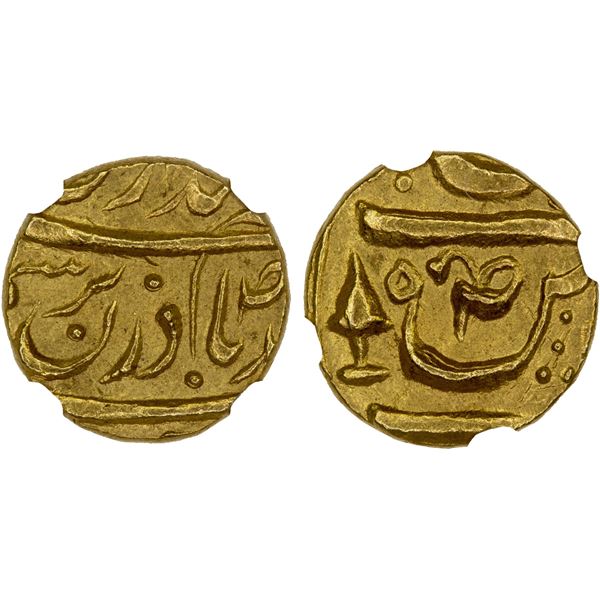 PATIALA: Bhupindar Singh, 1900-1937, AV 2/3 mohur, VS[19]58, NGC MS64