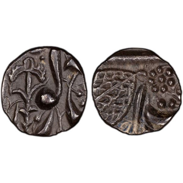 SIKH EMPIRE: AR 1/8 rupee, Amrtisar, ND (ca. 1838-46), PCGS AU53