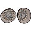 Image 1 : TRAVANCORE: Bala Rama Varma, 1798-1810, AR 1/2 chuckram (0.18g), ND (1809-10), PCGS AU53