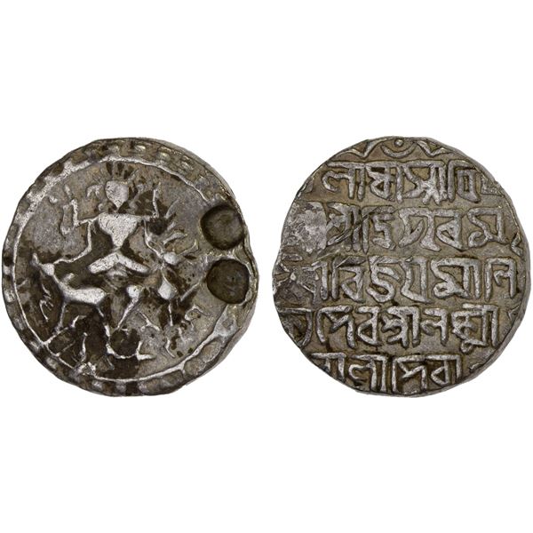 TRIPURA: Vijaya Manikya, 1532-1564, AR tanka (10.48g), SE1482, F-VF