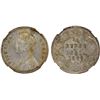 Image 1 : BRITISH INDIA: Victoria, Queen, 1837-1876, AR 1/4 rupee, 1876(c), NGC MS62