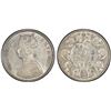 Image 1 : BRITISH INDIA: Victoria, Empress, 1876-1901, AR 1/2 rupee, 1889-B, PCGS AU details