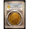 Image 2 : BELGIUM: Leopold I, 1831-1865, AE 5 francs, 18(47), PCGS Specimen 63
