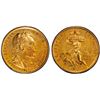 Image 1 : PRUSSIA: Wilhelm II, 1888-1918, gilt AE 20 mark, Karlsruhe Mint, 1913-G, PCGS Specimen 62 RB
