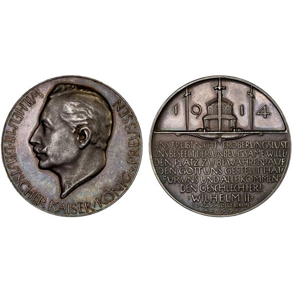 GERMANY: Kaiserreich, AR medal, 1914, AU