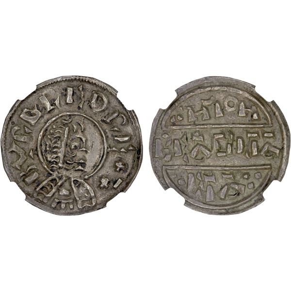 ENGLAND: Burgred, 852-874, AR penny (1.16g), ND (868-74), NGC AU58