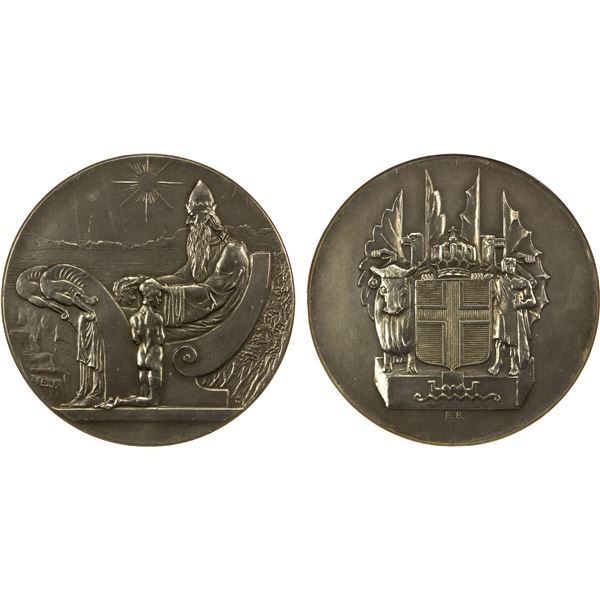 ICELAND: Christian X, 1912-1944, AR 10 kronur, 1930, NGC UNC details