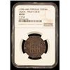 Image 2 : PORTUGAL: Filipe II, 1598-1621, AR tostão (100 reais) (7.67g), ND-L, NGC AU50