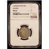 Image 2 : SPAIN: Isabel II, 1833-1868, AR 40 centimos, Madrid, 1868 (68), NGC MS63