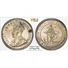 Image 10 : SOUTH AFRICA: George V, 1910-1936, 10-coin proof set, 1923
