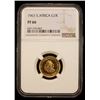 Image 2 : SOUTH AFRICA: Republic, AV rand, 1963, NGC Proof 66