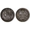Image 1 : CANADA: NEW BRUNSWICK: Victoria, 1837-1901, AR 10 cents, 1862, VF