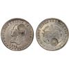 Image 1 : COSTA RICA: Republic, AR 50 centavos, ND (1889), PCGS VF35 countermark AU details