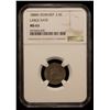 Image 2 : DOMINICAN REPUBLIC: Republic, 2½ centavos, Paris, 1888-A, NGC MS63
