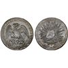 Image 1 : MEXICO: Republic, AR 8 reales (26.95g), 1854-C, XF