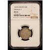 Image 2 : MEXICO: Estados Unidos, AR 20 centavos, 1907-M, NGC MS66