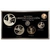 Image 1 : MEXICO: Estados Unidos, 5-piece AR proof set, 1992-Mo