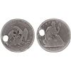 Image 1 : PUERTO RICO: Spanish Colony, AR 1/2 dollar, ND (1884), SEGS graded G4 (countermark VF)