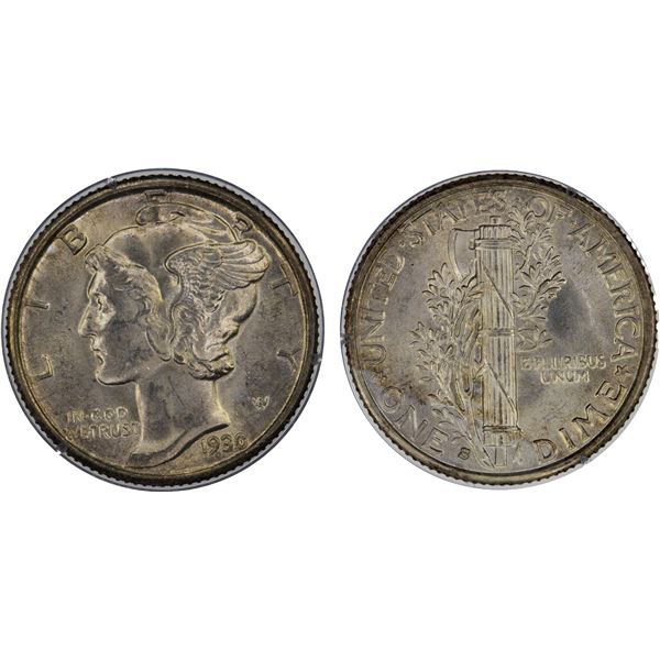 UNITED STATES: AR 10 cents, 1930-S, PCGS MS64