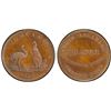 Image 1 : AUSTRALIA: AE penny token, 1855, PCGS MS64 BN