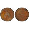 Image 1 : AUSTRALIA: AE penny token, ND (1865), PCGS MS63 BN