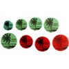Image 1 : KEELING-COCOS ISLANDS: Australian Territory, 8-token set, 1968