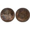 Image 1 : NEW ZEALAND: AE penny token, ND (ca. 1857), PCGS MS64 BN
