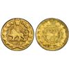 Image 1 : IRAN: Ahmad Shah, 1909-1925, gilt 2000 dinar pattern (0.53g), ND, PCGS MS64