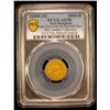 Image 2 : IRAN: Ahmad Shah, 1909-1925, gilt 1/2 toman (5000 dinar) pattern (1.34g), PCGS AU58