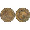 Image 1 : LEBANON: 1 piastre token, 1879, PCGS XF details