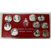 Image 1 : TUNISIA: Republic, 10-coin proof set, 1969-FM-NI, Choice Proof
