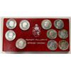 Image 2 : TUNISIA: Republic, 10-coin proof set, 1969-FM-NI, Choice Proof