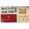 Image 1 : TUNISIA: Republic, 10-coin proof set, 1969-NI