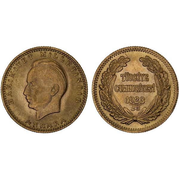 TURKEY: Republic, AV 100 kurush, 1923/23 (1946), Unc
