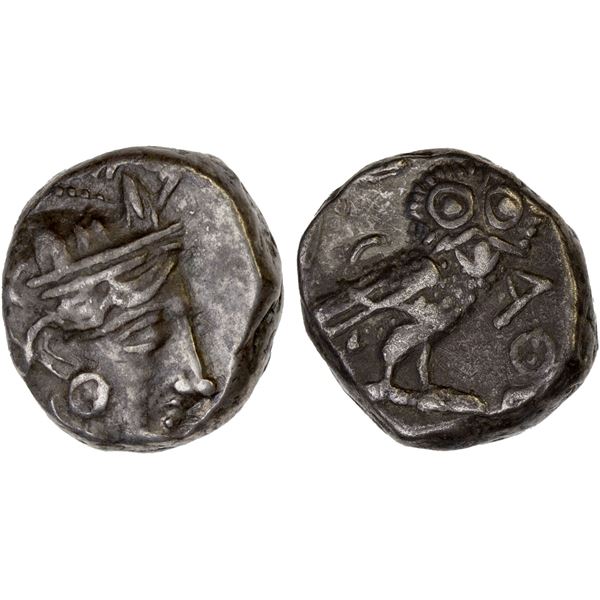 ATTICA: Athens, AR tetradrachm (17.11g), ca. 393-294 BC, VF