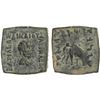 Image 1 : BACTRIA: Heliokles II Dikaios, ca. 110-100 BC, AE square 1/2 obol (8.57g), superb VF