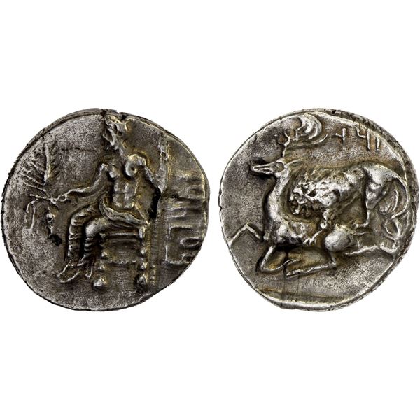 CILICIA: Tarsos, Mazaios, satrap, 361-334 BC, AR stater (9.48g), VF