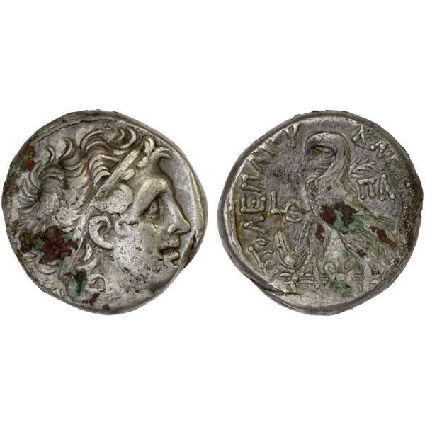 EGYPT (PTOLEMAIC): Kleopatra VII Thea Neotera, 51-30 BC, AR tetradrachm, Alexandria, year 9 (44/3 BC