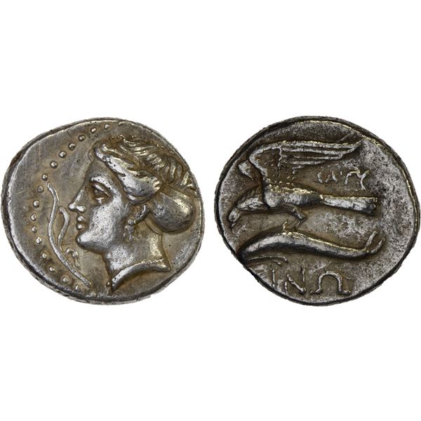 PAPHLAGONIA: Sinope, AR drachm (5.99g), ca. 330-300 BC, Choice VF